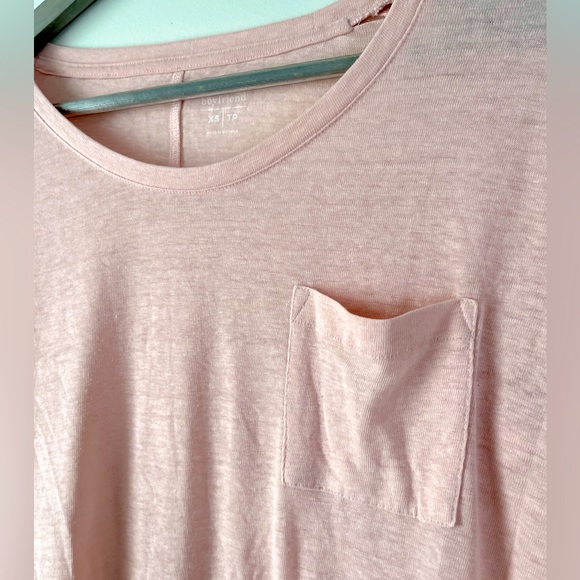 Old Navy Pink Boyfriend Long-Sleeve Tee - Picture 5 of 6